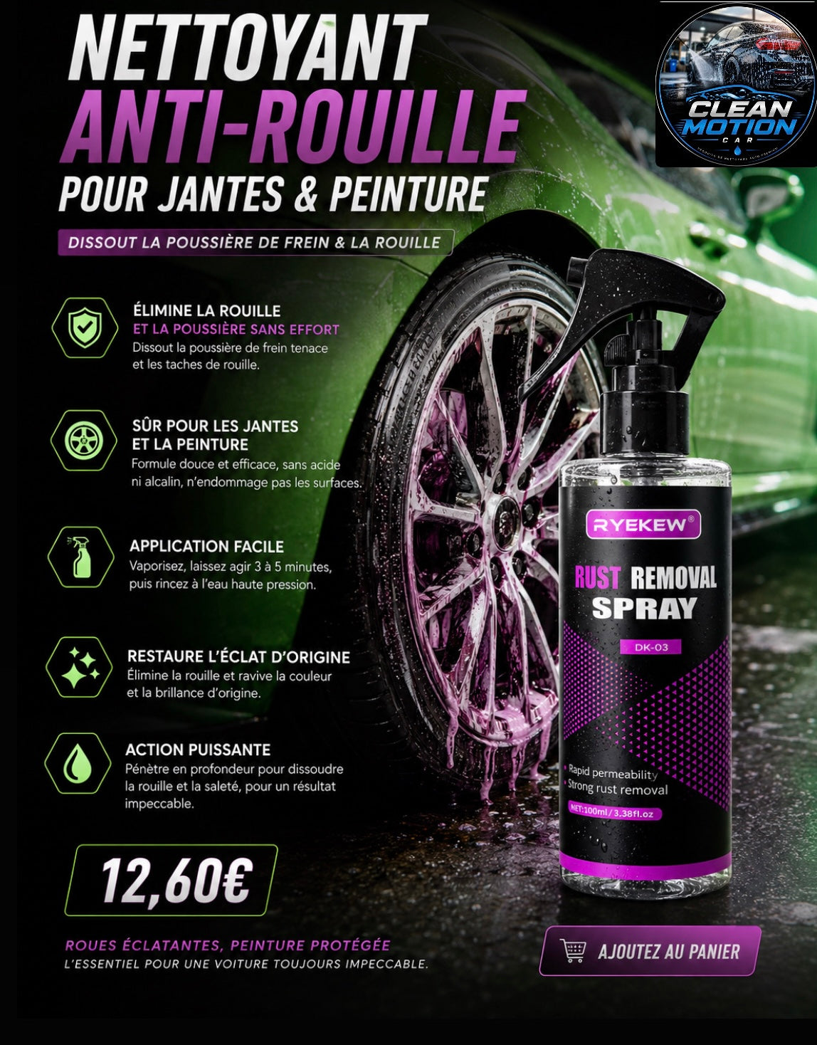 Nettoyant Jantes Anti-Rouille