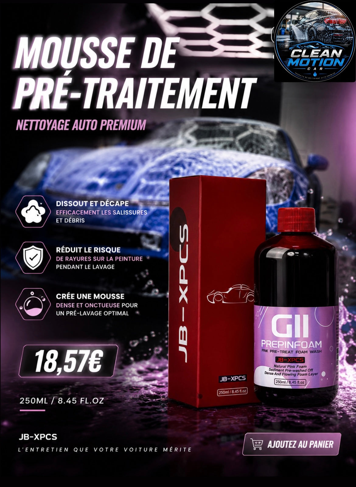 Mouuse de lavage | Pro GII PREPINFOAM