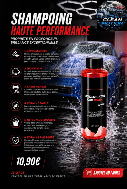 Shampoing Moussant Lavage Auto 100ML